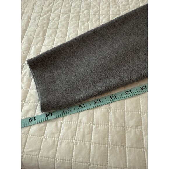 Alison Sheri Womens Colorblock Turtleneck Sweater S Gray & White Viscose Blend - Picture 15 of 15